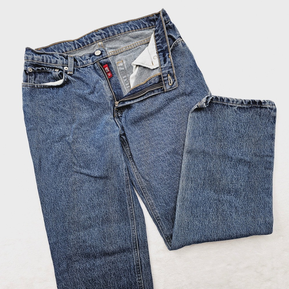 Polo Jeans Ralph Lauren Saturday Jean Womens 8x29 Blue Straight High‎ Rise 90s